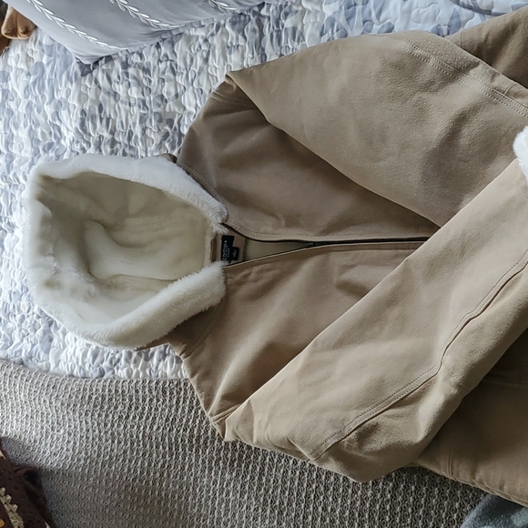 Tan   Swayed coat - Picture 1 of 2